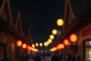 《慢速城市》封面：慢门拍摄的车流灯轨穿过街口