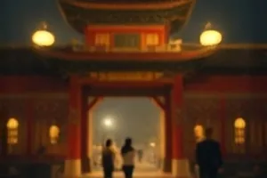 《半岛来客》封面：海雾中一座白墙小屋