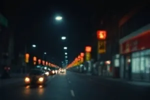 《长夜售货亭》封面：深夜街角亮着灯的售货亭与玻璃柜台