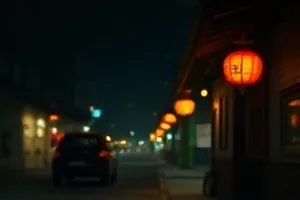 《第七码头》封面：雾气中的集装箱吊机与远处船灯